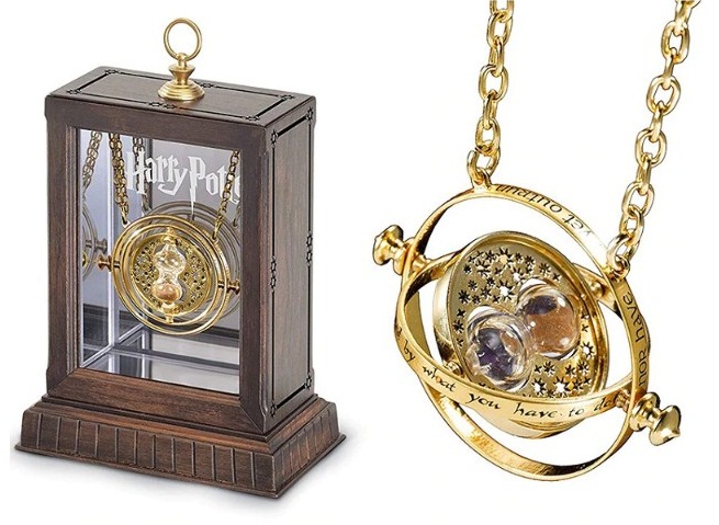 Кулон Маховик Времени с демонстрационной шкатулкой Гарри Поттер | Time-Turner Harry Potter