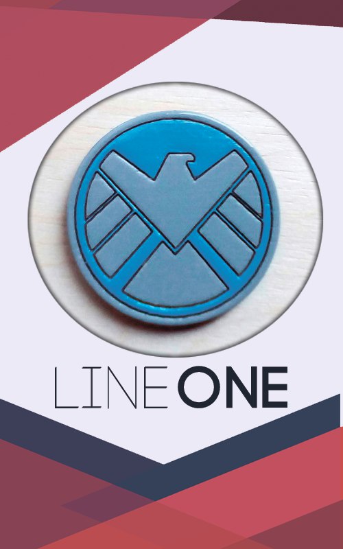 Деревянный значок Щ.И.Т. | S.H.I.E.L.D.