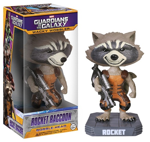 Фигурка Funko Wacky Wobbler Реактивный Енот Стражи Галактики / Rocket Raccoon Guardians of the Galaxy