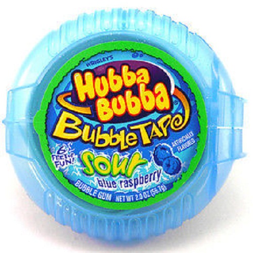 Жевательная резинка Hubba Bubba Blue Raspberry (Мега длина)