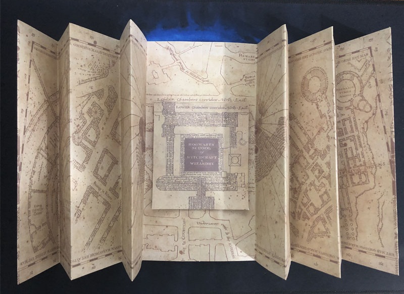 Карта Мародёров Гарри Поттер | Marauder’s Map Harry Potter