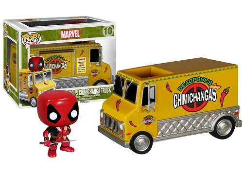 Фигурка-башкотряс Funko Дэдпул и Чимичанга-бус / Deadpool\'s Chimichanga Truck