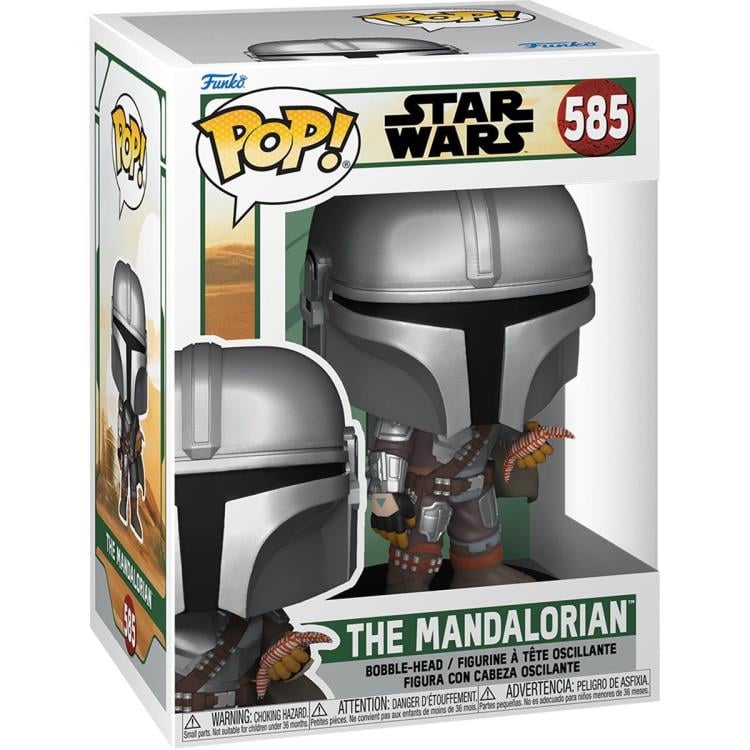 Pop! Star Wars: The Book of Boba Fett - The Mandalorian with Pouch [#585]