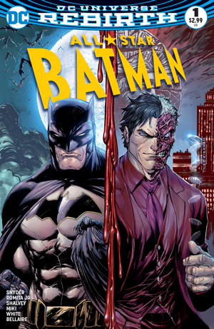 DC Universe Rebirth. All-Star Batman #1 Cover B Midtown Exclusive Tyler Kirkham Color Variant Cover