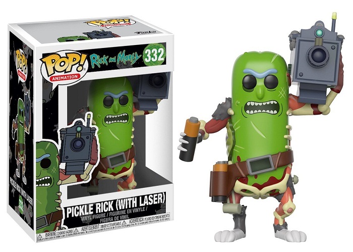 Фигурка Funko Огурчик Рик с лазером (Рик и Морти) | Pickle Rick with Laser (Rick and Morty)