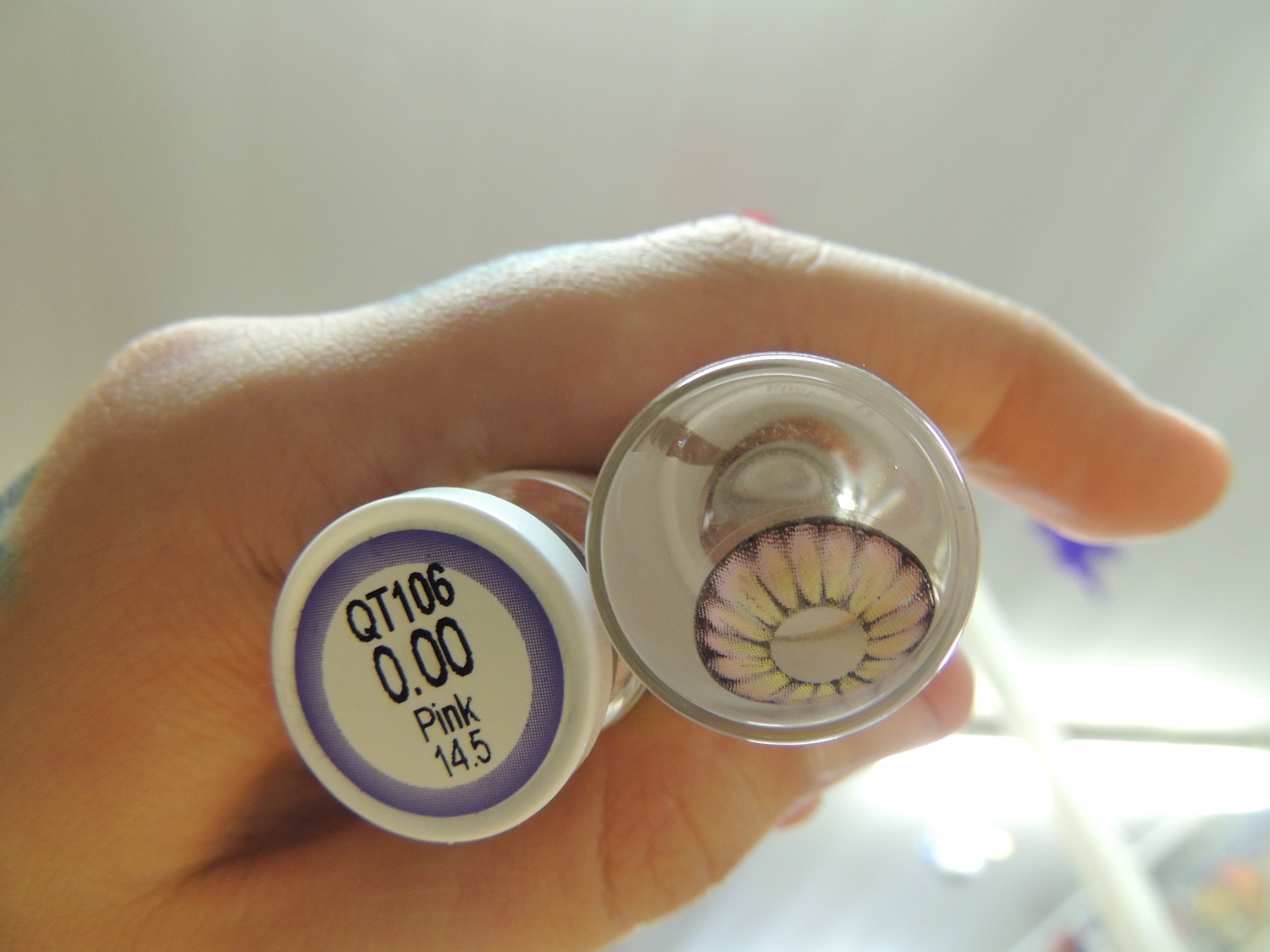 Линзы QT106 Pink 14.5