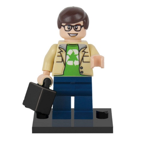 Минифигурка Леонард Теория Большого взрыва / Leonard The Big Bang Theory