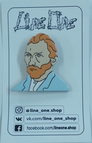 Деревянный значок Винсент Ван Гог | Vincent van Gogh