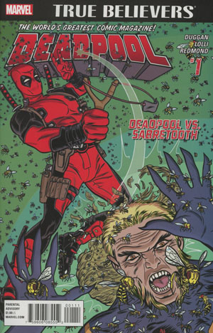 True Believers. Deadpool. Deadpool vs. Sabretooth #1