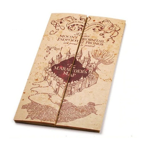 Карта Мародёров Гарри Поттер | Marauder’s Map Harry Potter