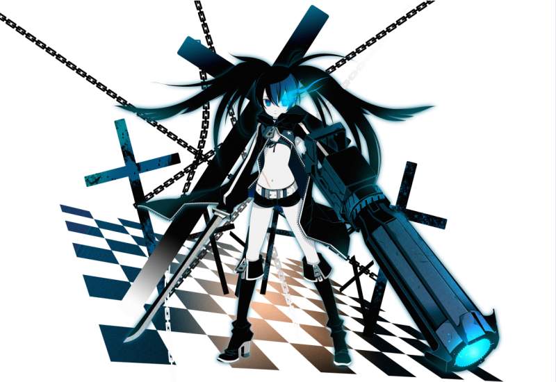 Постер black rock shooter