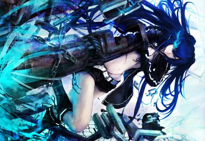 Постер black rock shooter
