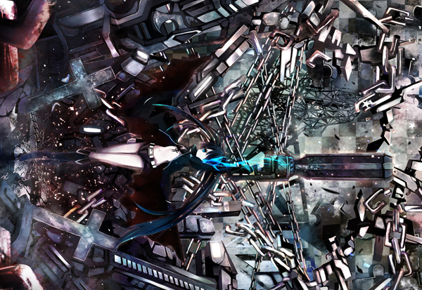 Постер black rock shooter