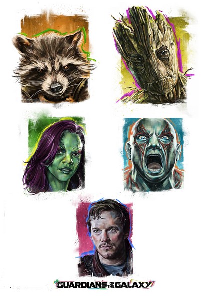 Постер Guardians of Galaxy