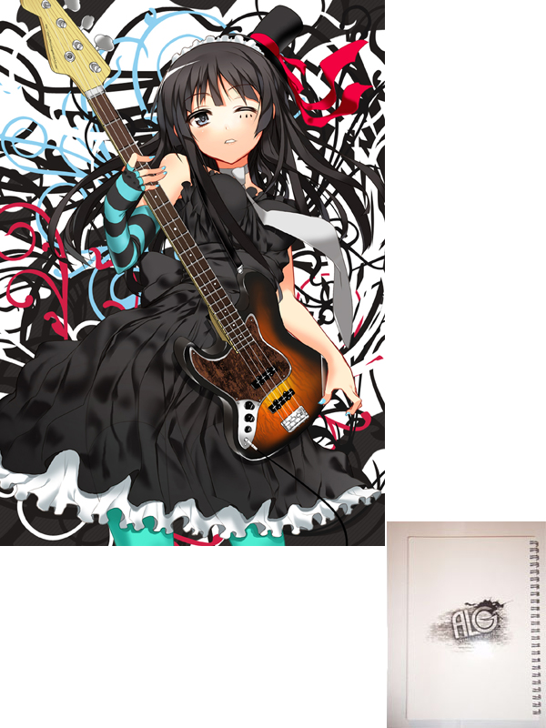 K-on тетрадь на пружине