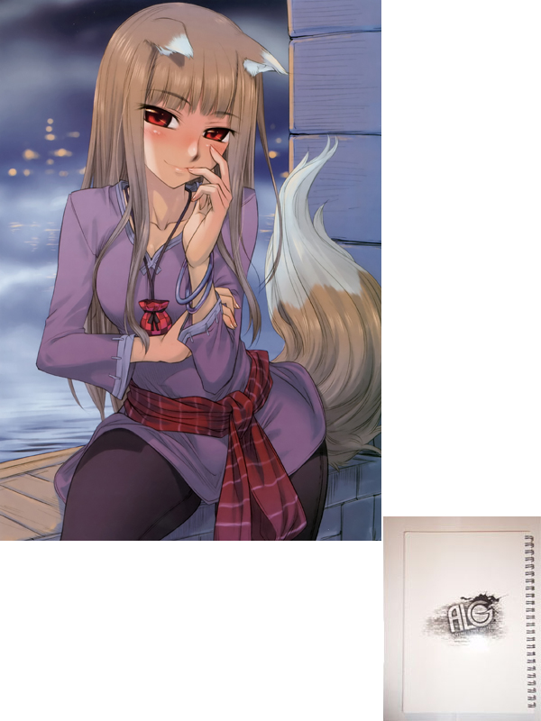 Spice & Wolf тетрадь на пружине