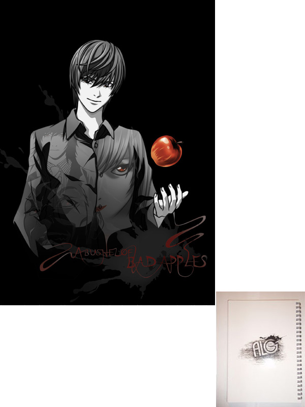 Death Note тетрадь на пружине
