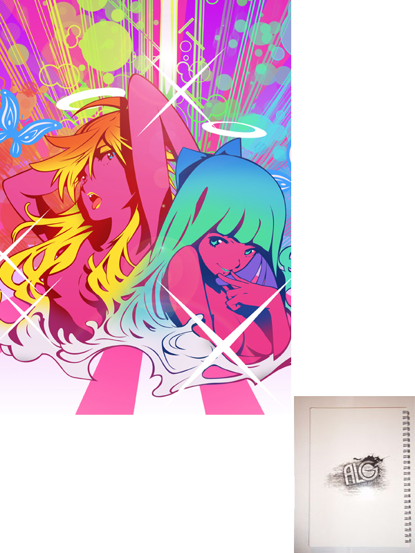 Panty & Stocking тетрадь на пружине