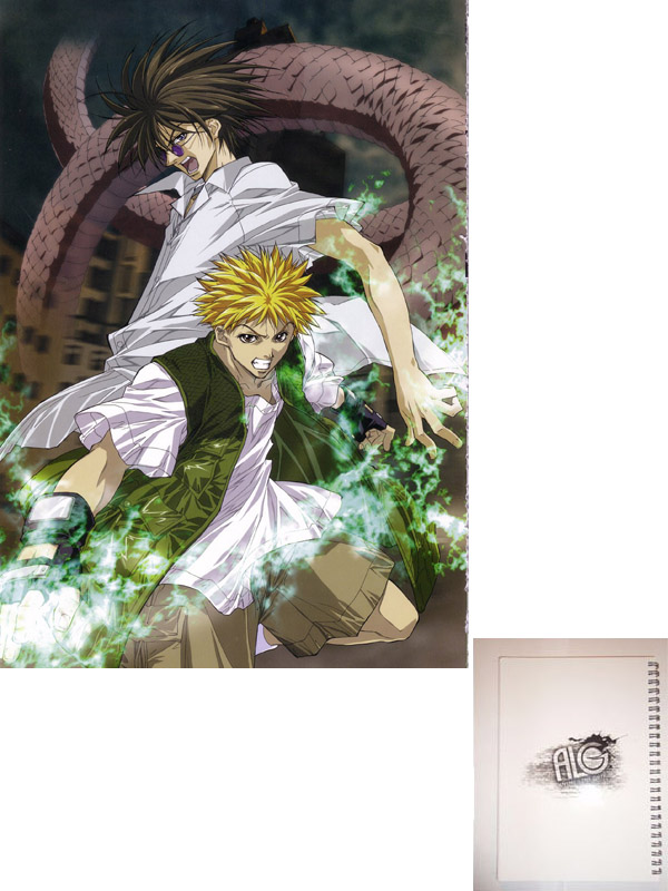 Anime тетрадь на пружине