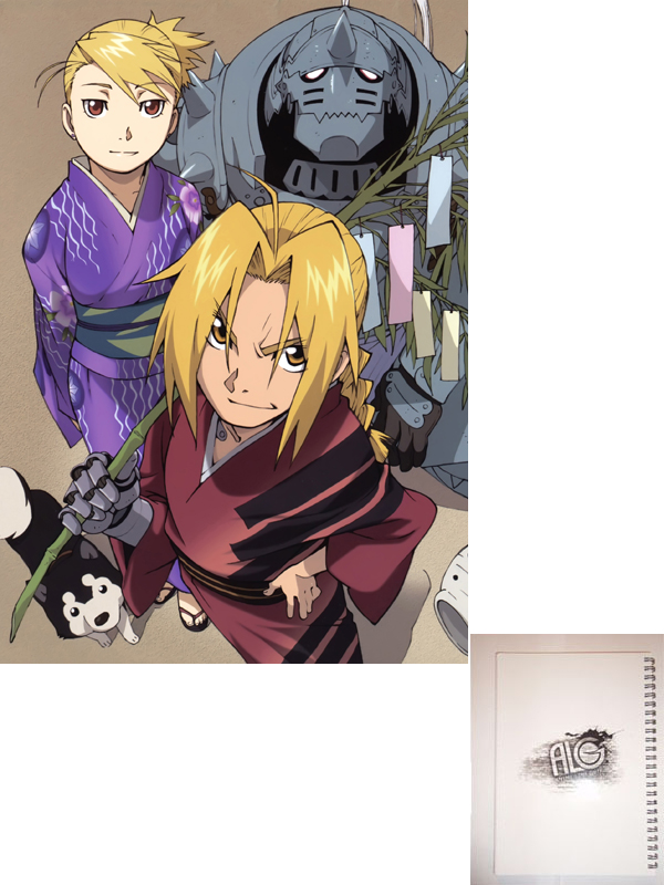 FMA тетрадь на пружине