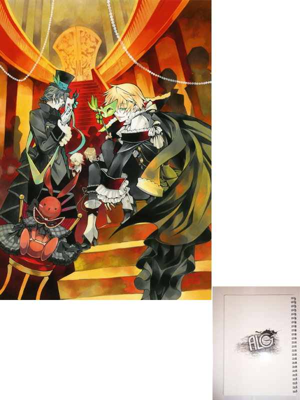 Pandora Hearts тетрадь на пружине