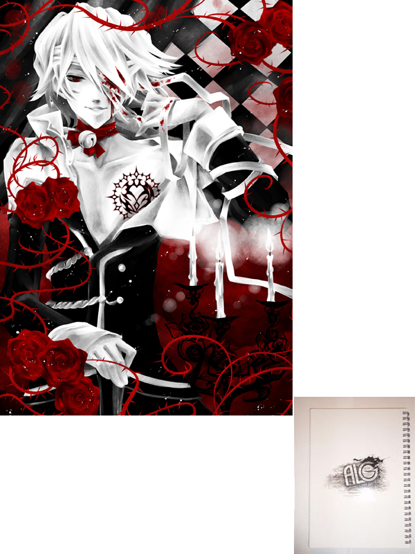Pandora Hearts тетрадь на пружине