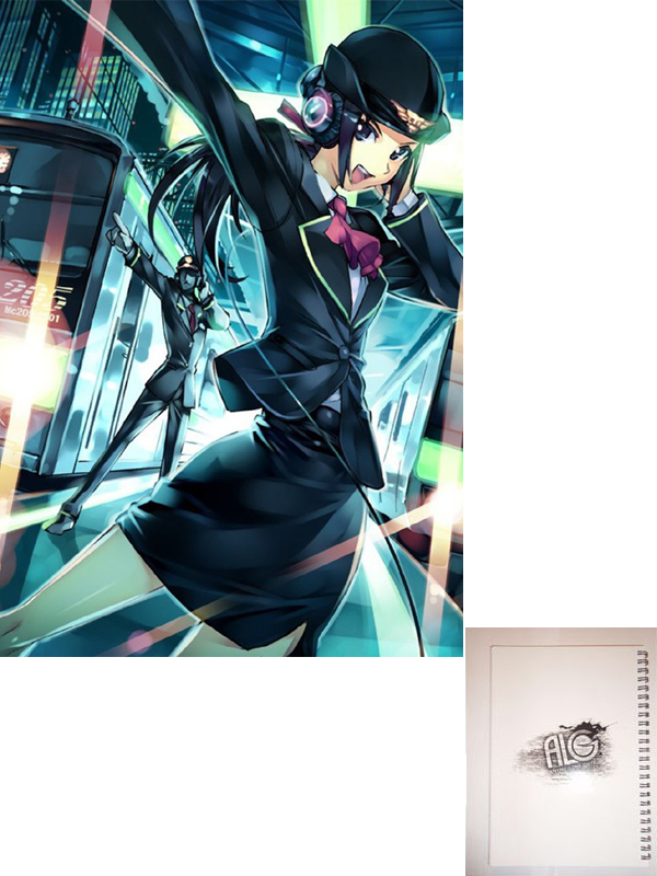 Vocaloid тетрадь на пружине