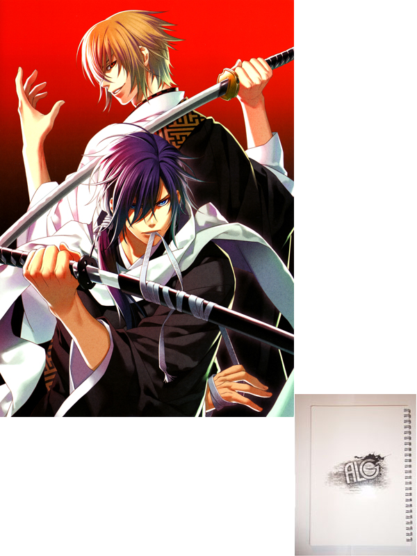 Hakuouki  Shinsengumi Kitan тетрадь на пружине