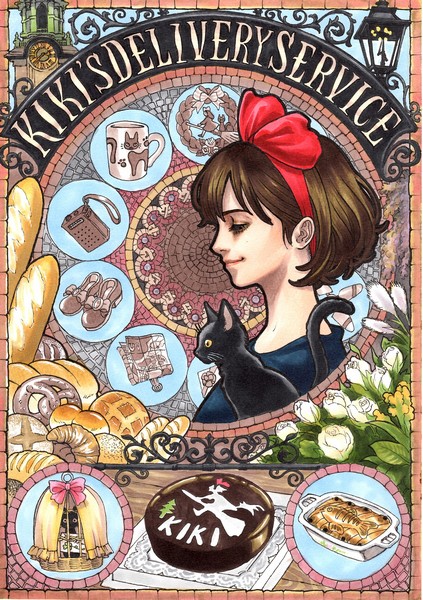 Ghibli тетрадь на пружине