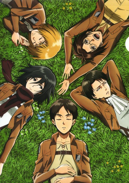 Shingeki no Kyojin тетрадь на пружине