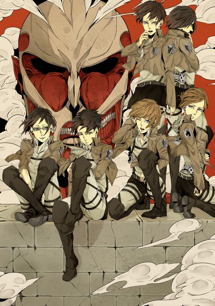 Shingeki no Kyojin тетрадь на пружине