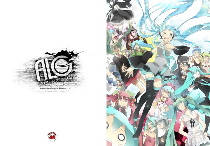 Vocaloid тетрадь на скобе