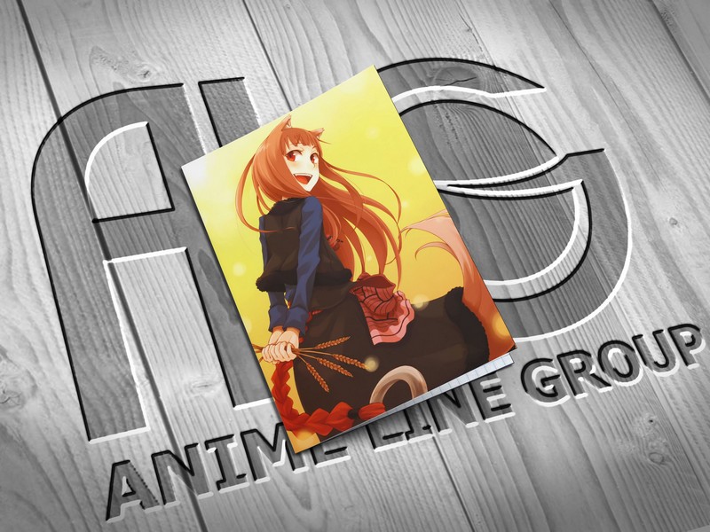 Spice and Wolf тетрадь на скобе