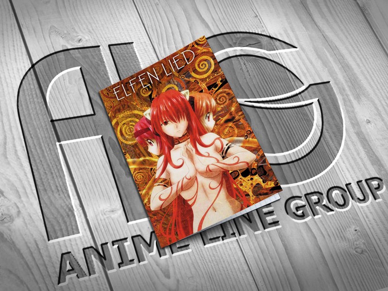 Elfen Lied тетрадь на скобе