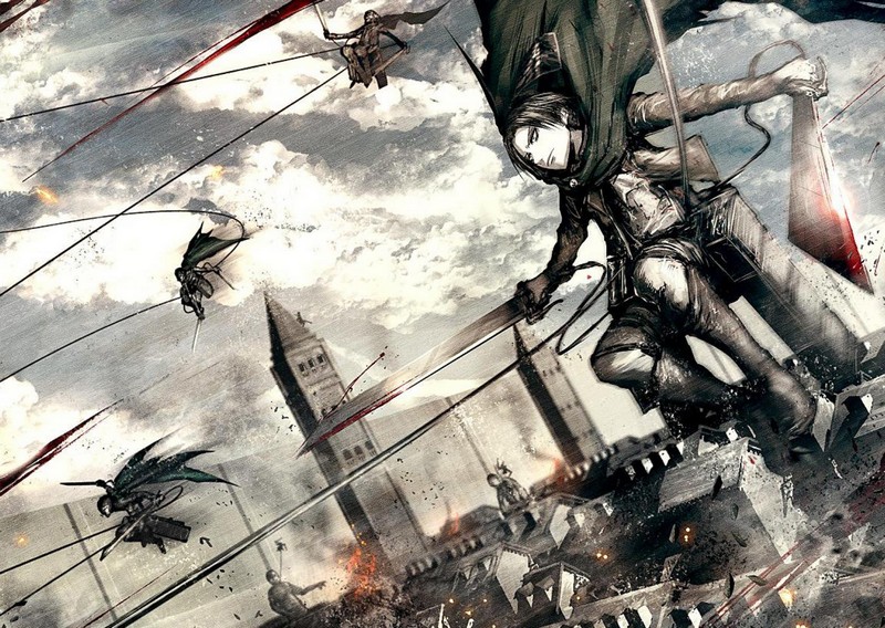 Обложка Shingeki no Kyojin