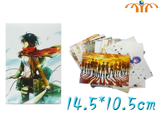 Shingeki no Kyojin / Attack on Titan открытка