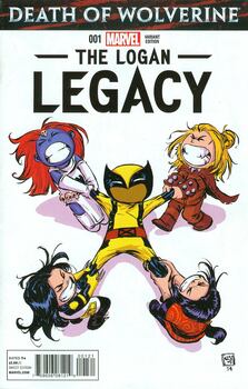 Death of Wolverine. The Logan Legacy # 1 Cover B Variant Skottie Young Baby Cover