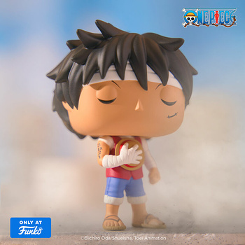 Funko Pop! Monkey D. Luffy (Marineford Memorial) with Pop! Protector #1877
