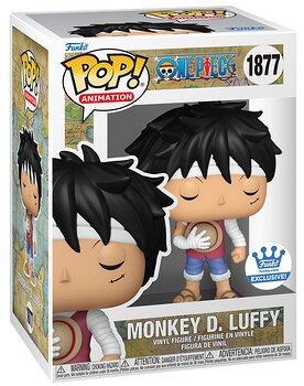 Funko Pop! Monkey D. Luffy (Marineford Memorial) with Pop! Protector #1877
