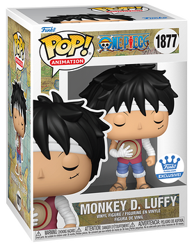Funko Pop! Monkey D. Luffy (Marineford Memorial) with Pop! Protector #1877