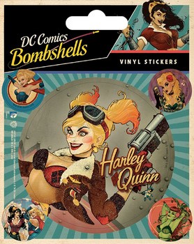 Официальный набор стикеров DC Comics Bombshells