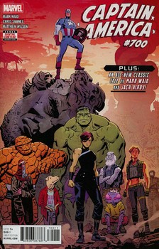 Captain America # 700 Cover A Regular Chris Samnee Cover
