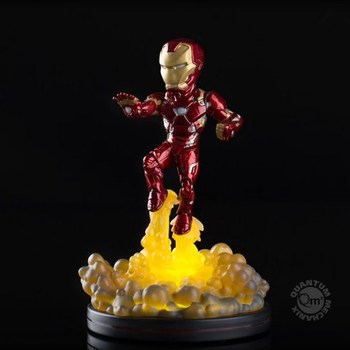 Диорама Q-Fig Железный Человек Гражданская Война | Iron Man Civil War (с подсветкой)