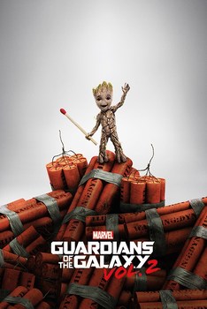 Официальный постер Грут Стражи Галактики 2 | Groot Guardians of the Galaxy Vol. 2