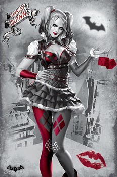 Официальный постер Харли Квинн Рыцарь Аркхема | Harley Quinn Arkham Knight