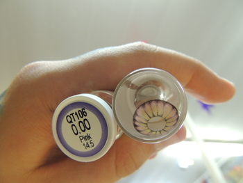 Линзы QT106 Pink 14.5