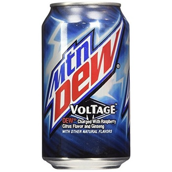 Mountain Dew Voltage Малина и Цитрус (Банка 355 мл)