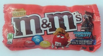 M&M\'s Guardians of the Galaxy с арахисовой пастой 46,2 г.