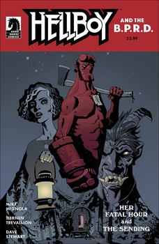 Hellboy and The B.P.R.D. Her Fatal Hour and The Sending Cover A Regular Tiernen Trevallion Cover One Shot