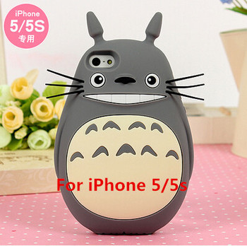 Чехол для iPhone 5/5S Totoro Серый
